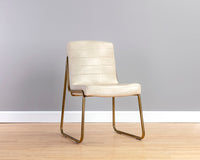 Sunpan Anton Dining Chair - Bravo Cream/Vintage Black