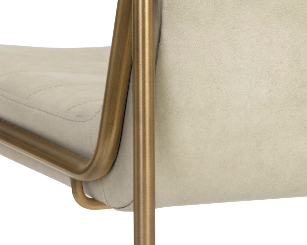 Sunpan Anton Dining Chair - Bravo Cream/Vintage Black