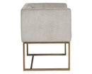 Sunpan Kwan Lounge Chair - Antonio Charcoal/Polo Club Stone