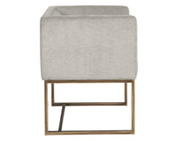 Sunpan Kwan Lounge Chair - Antonio Charcoal/Polo Club Stone