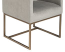 Sunpan Kwan Lounge Chair - Antonio Charcoal/Polo Club Stone