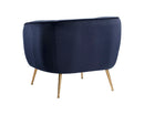Sunpan Amara Lounge Chair in Abbington Navy