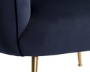 Sunpan Amara Lounge Chair in Abbington Navy