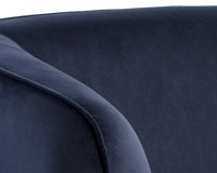 Sunpan Amara Lounge Chair in Abbington Navy