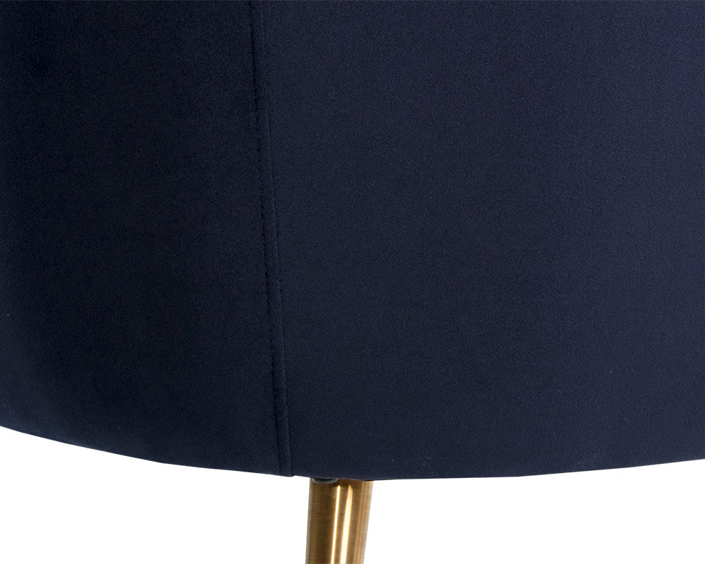 Sunpan Amara Lounge Chair in Abbington Navy