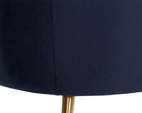 Sunpan Amara Lounge Chair in Abbington Navy