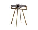 Sunpan Anak Side Table in Black / White