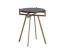 Sunpan Anak Side Table in Black / White