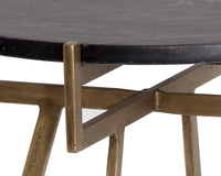 Sunpan Anak Side Table in Black / White