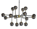 Sunpan Deimos Chandelier - Large - Smoke Grey