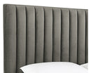 Sunpan Yosi Bed - Queen In Abbington Navy/Antonio Charcoal