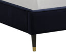 Sunpan Yosi Bed - King In Abbington Navy/Antonio Charcoal