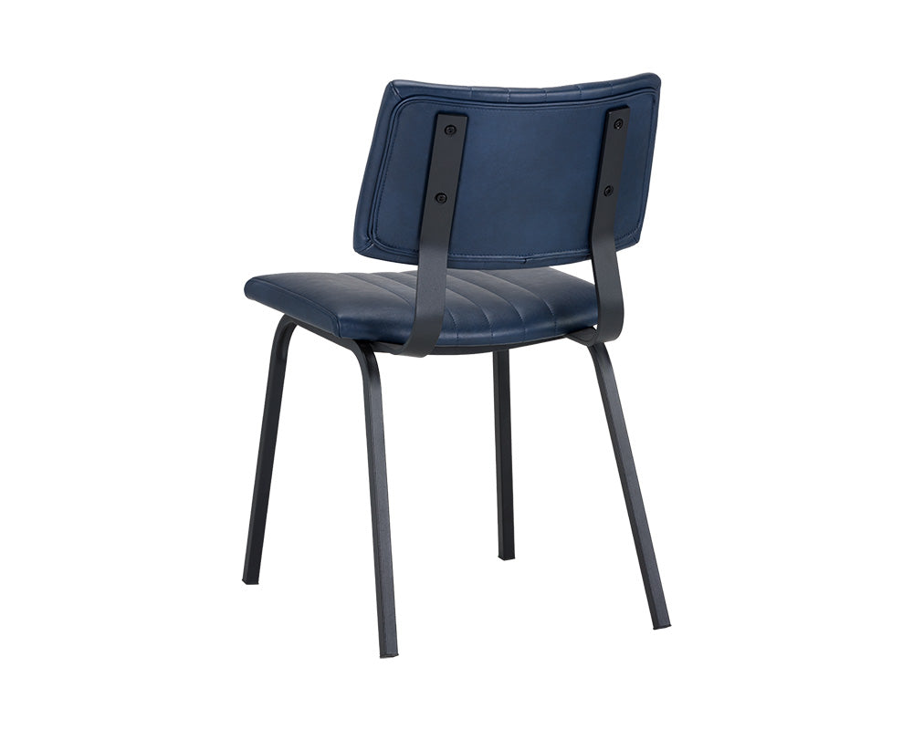 Sunpan Berkley Dining Chair - Bravo Admiral / Cognac / Cream- Set of Two