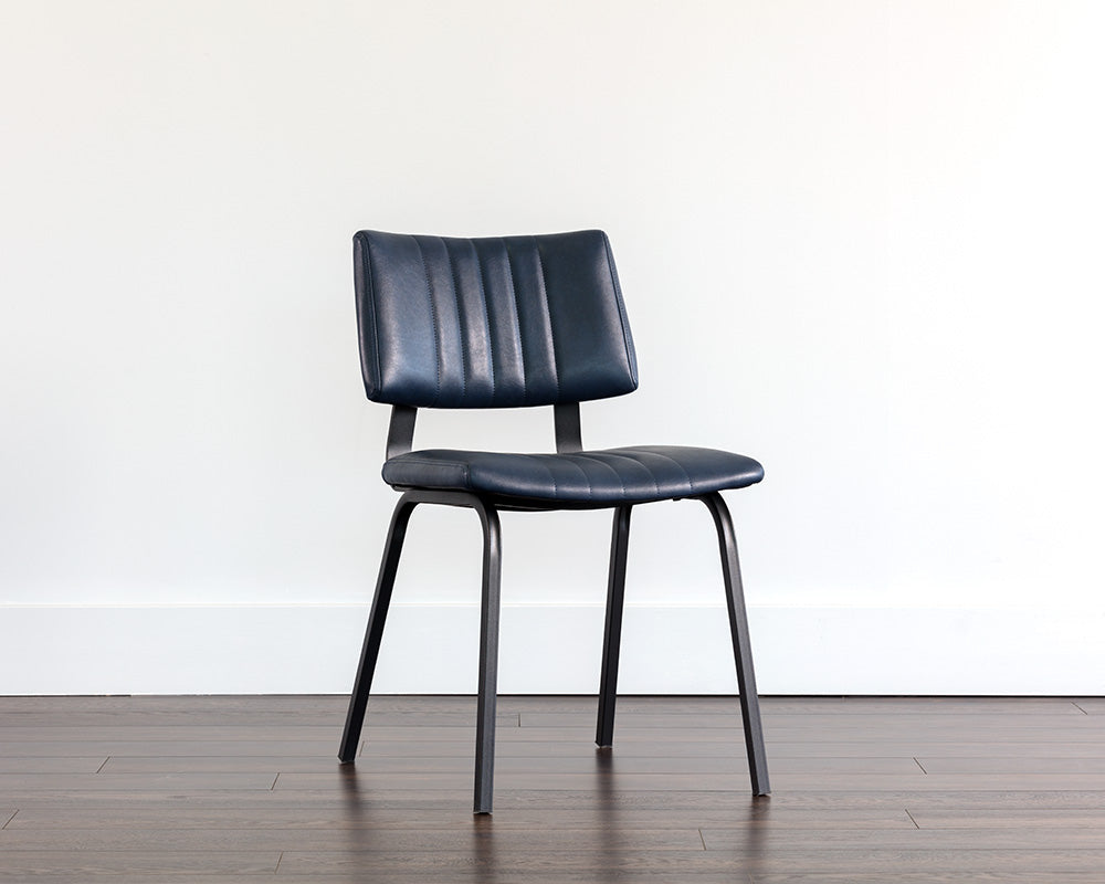 Sunpan Berkley Dining Chair - Bravo Admiral / Cognac / Cream- Set of Two