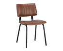 Sunpan Berkley Dining Chair - Bravo Admiral / Cognac / Cream- Set of Two