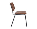 Sunpan Berkley Dining Chair - Bravo Admiral / Cognac / Cream- Set of Two