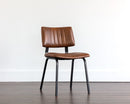 Sunpan Berkley Dining Chair - Bravo Admiral / Cognac / Cream- Set of Two