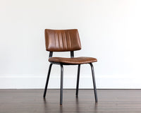 Sunpan Berkley Dining Chair - Bravo Admiral / Cognac / Cream- Set of Two