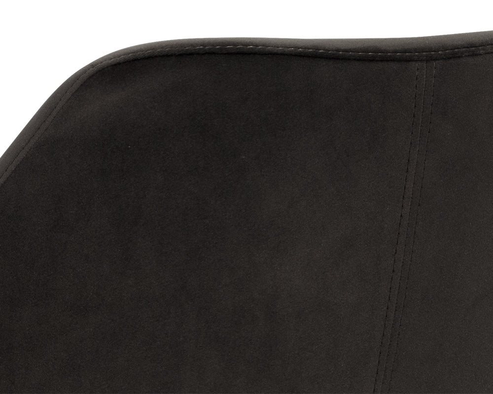 Sunpan Kace Barstool - Bravo Cream/Bravo Metal/Leo Olive/Leo Shale Grey