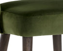 Sunpan Monae Counter Stool - Abbington Black/Bravo Cream and Polo Club Muslin/Moss Green