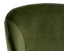 Sunpan Monae Counter Stool - Abbington Black/Bravo Cream and Polo Club Muslin/Moss Green