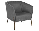 Sunpan Klein Lounge Chair - Zenith Graphite Grey