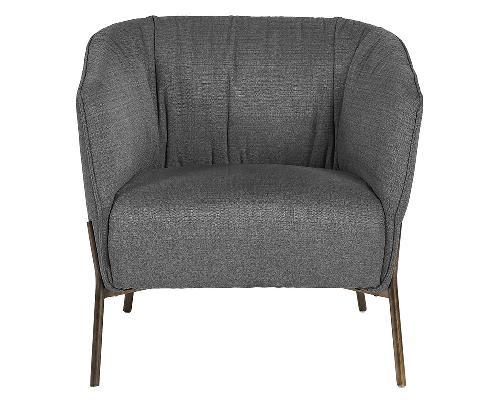 Sunpan Klein Lounge Chair - Zenith Graphite Grey