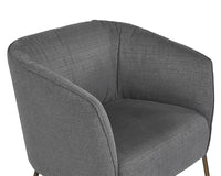Sunpan Klein Lounge Chair - Zenith Graphite Grey