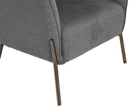 Sunpan Klein Lounge Chair - Zenith Graphite Grey