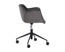 Sunpan Owen Office Chair - Dillon Cream And Dillon Thunder/Town Grey And Roman Grey