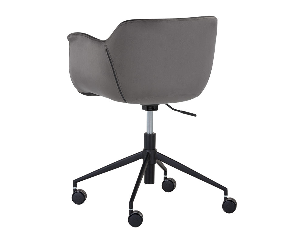 Sunpan Owen Office Chair - Dillon Cream And Dillon Thunder/Town Grey And Roman Grey