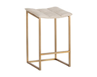 Sunpan Faye Counter Stool - Bravo Black/Cream
