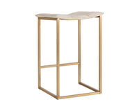 Sunpan Faye Counter Stool - Bravo Black/Cream