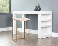 Sunpan Faye Counter Stool - Bravo Black/Cream