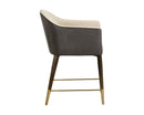 Sunpan Kylin Dining Armchair - Dillon Cream and Bravo Ash