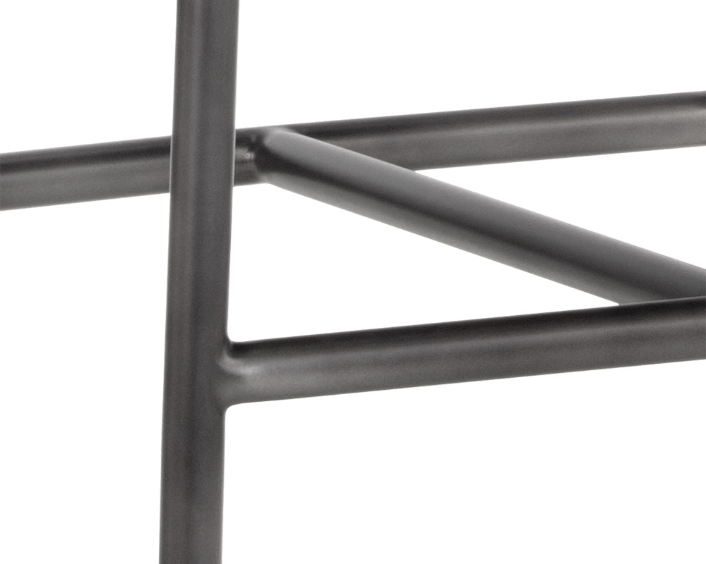 Sunpan Dalary Barstool - Bravo Metal / Polo Club Stone