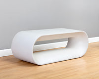 Sunpan Capsule Bench in Grey / White