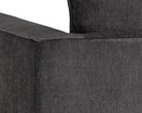 Sunpan Virgo Armchair - Metropolis Blue/Polo Club Kohl Grey/Stone