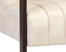 Sunpan Joaquin Lounge Chair In Bravo Cream/Metal/Metropolis Blue