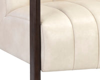 Sunpan Joaquin Lounge Chair In Bravo Cream/Metal/Metropolis Blue