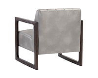 Sunpan Joaquin Lounge Chair In Bravo Cream/Metal/Metropolis Blue