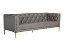 Sunpan Westin Sofa - Vintage Black Night/Caramel/Peacock/Steel Gray/Vanilla Leather