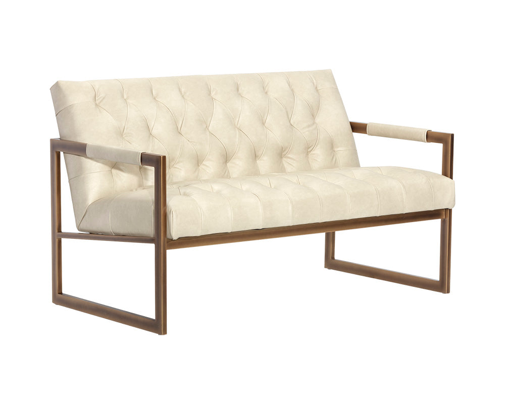Sunpan Monde 2 Seater Lounge Chair - Bravo Cream