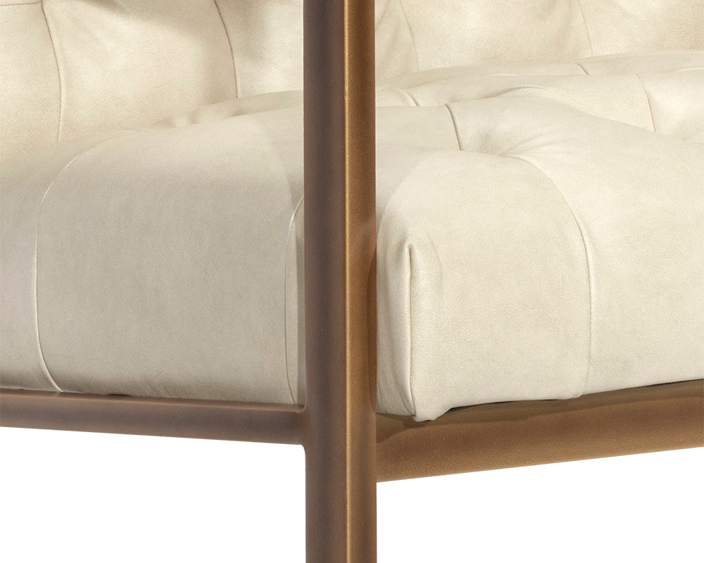 Sunpan Monde 2 Seater Lounge Chair - Bravo Cream