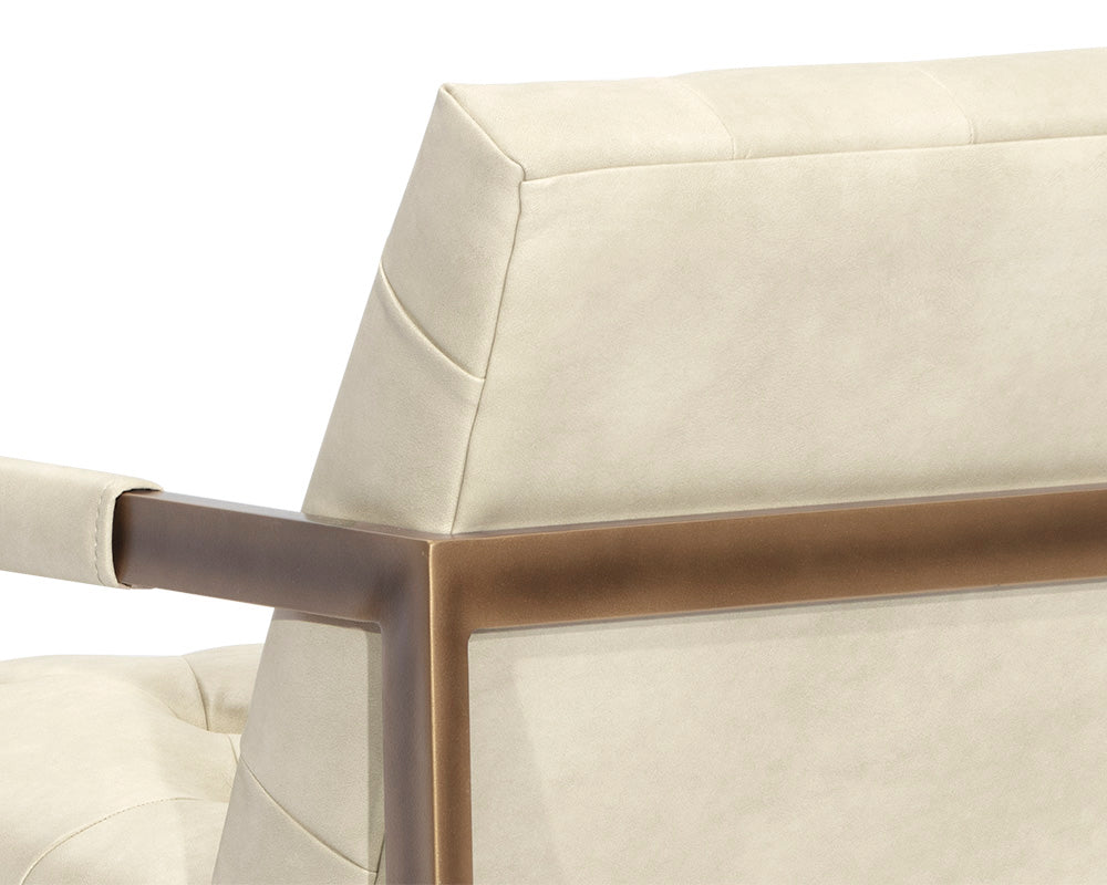 Sunpan Monde 2 Seater Lounge Chair - Bravo Cream