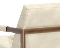 Sunpan Monde 2 Seater Lounge Chair - Bravo Cream