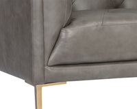 Sunpan Westin Armchair - Vintage Black Night/Caramel/Peacock/Steel Grey/Vanilla Leather
