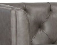 Sunpan Westin Armchair - Vintage Black Night/Caramel/Peacock/Steel Grey/Vanilla Leather
