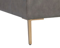 Sunpan Westin Armchair - Vintage Black Night/Caramel/Peacock/Steel Grey/Vanilla Leather
