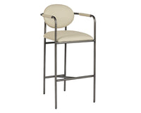 Sunpan Rylan Barstool - Abbington Black/Dillon Cream